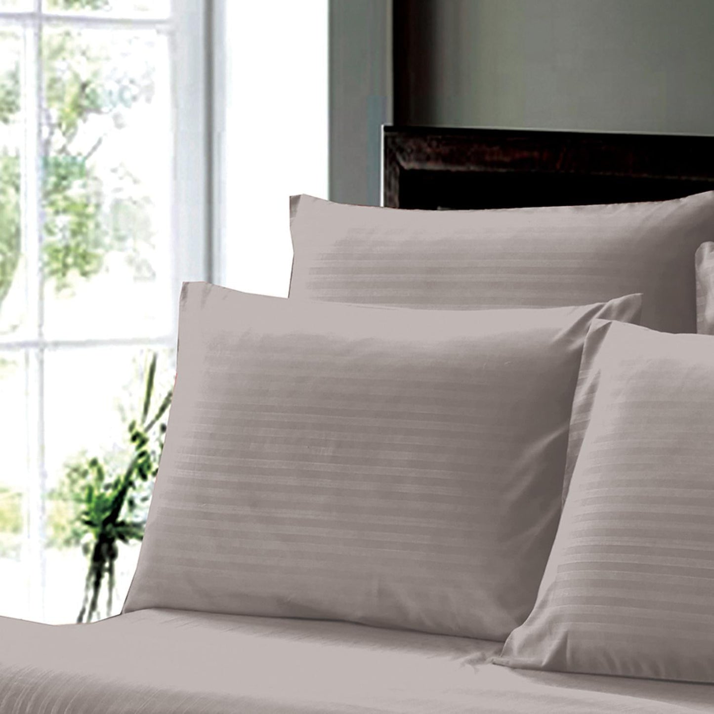 Luxurious Ultra Soft Moisture Wicking Solid Color 6 Pieces Sheet Set Charcoal
