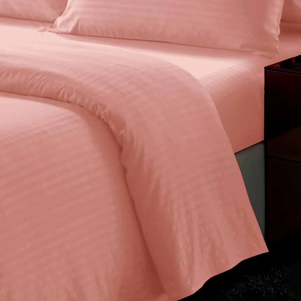 Luxurious Ultra Soft Moisture Wicking Solid Color 6 Pieces Sheet Set Blush