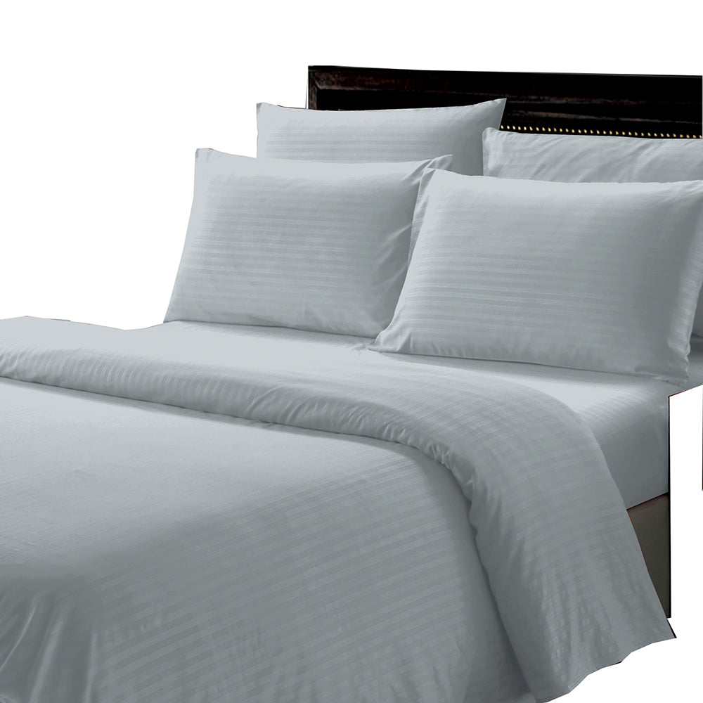 Luxurious Ultra Soft Moisture Wicking Solid Color 6 Pieces Sheet Set Grey
