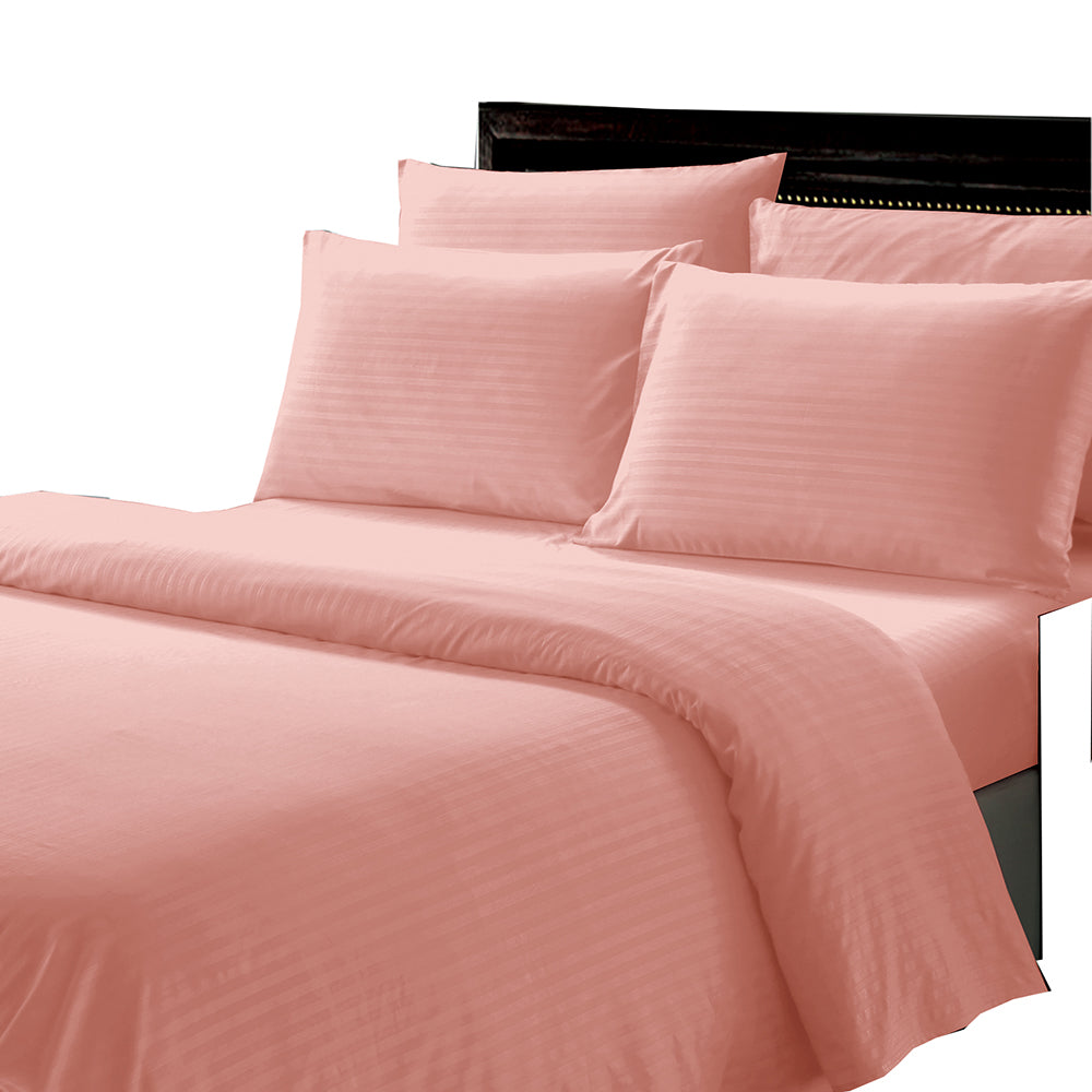 Luxurious Ultra Soft Moisture Wicking Solid Color 6 Pieces Sheet Set Blush