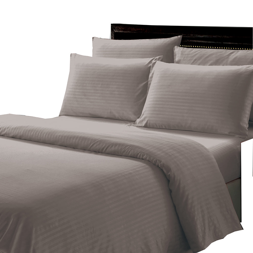 Luxurious Ultra Soft Moisture Wicking Solid Color 6 Pieces Sheet Set Charcoal