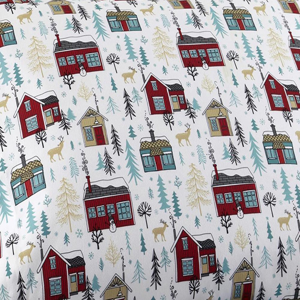 Micro Flannel Printed Sheet Set