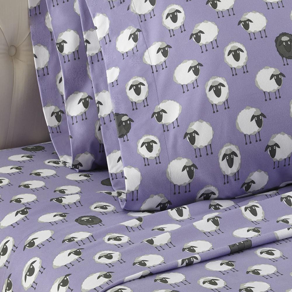 Micro Flannel Printed Sheet Set