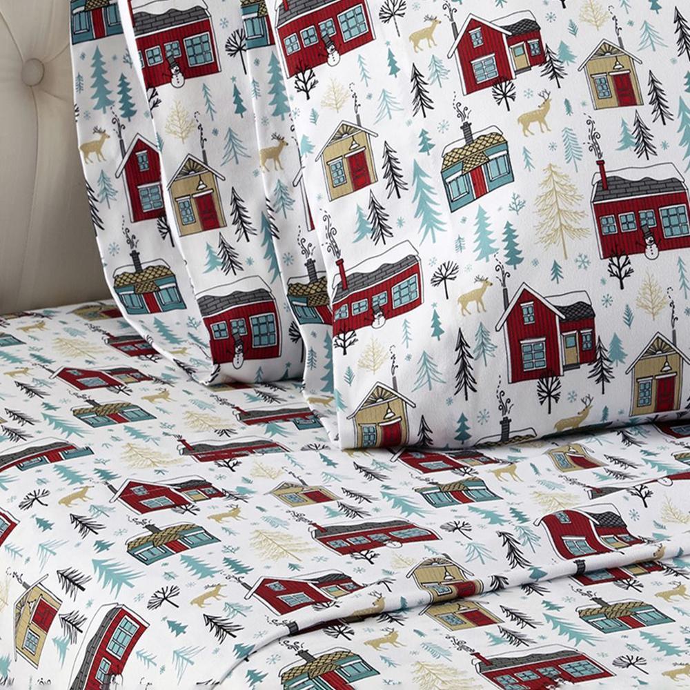 Micro Flannel Printed Sheet Set