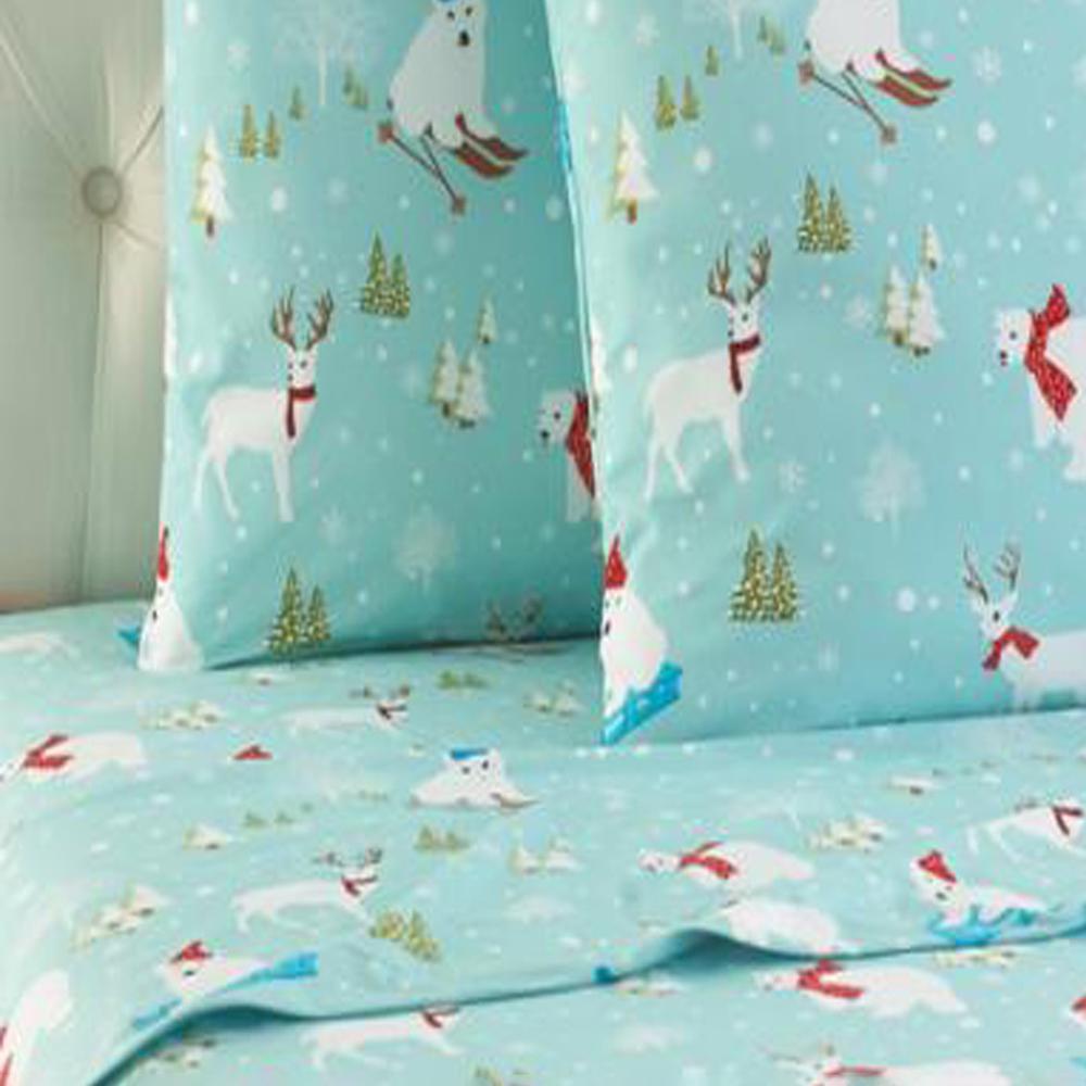 Micro Flannel Printed Sheet Set