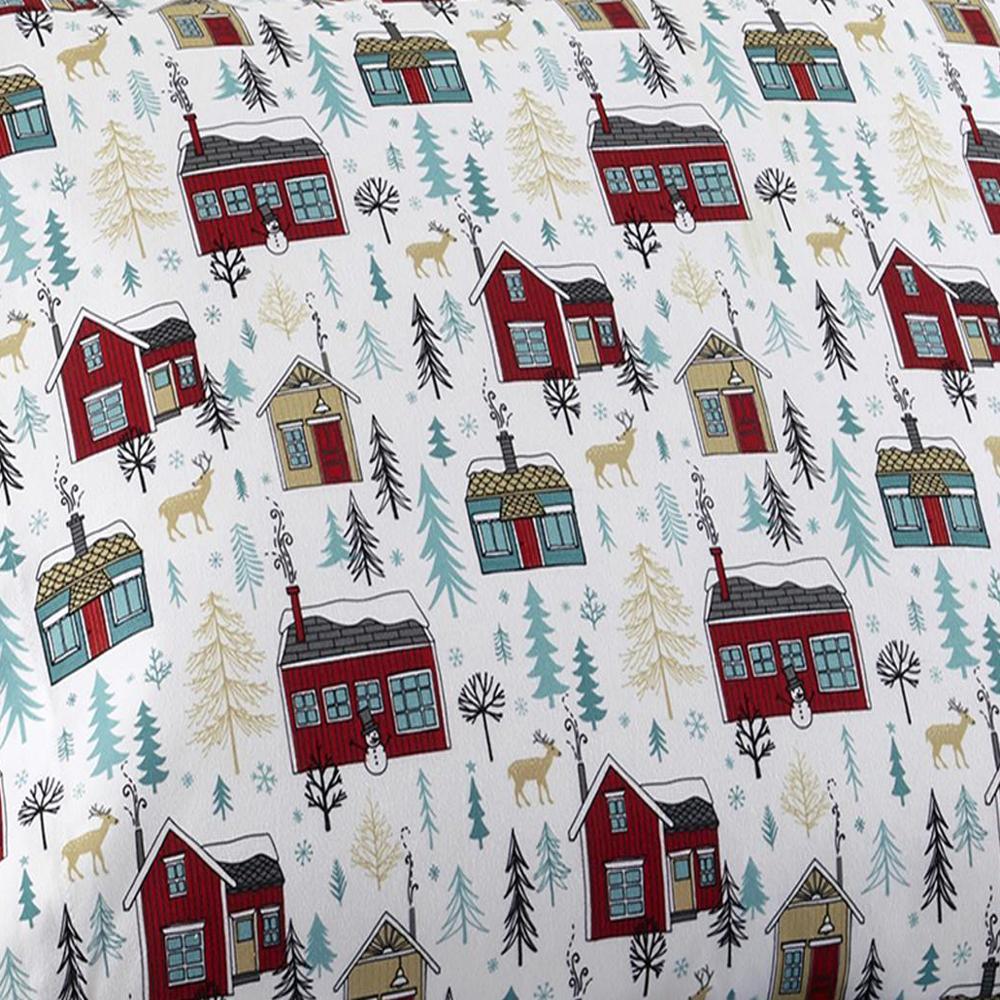 Micro Flannel Printed Sheet Set