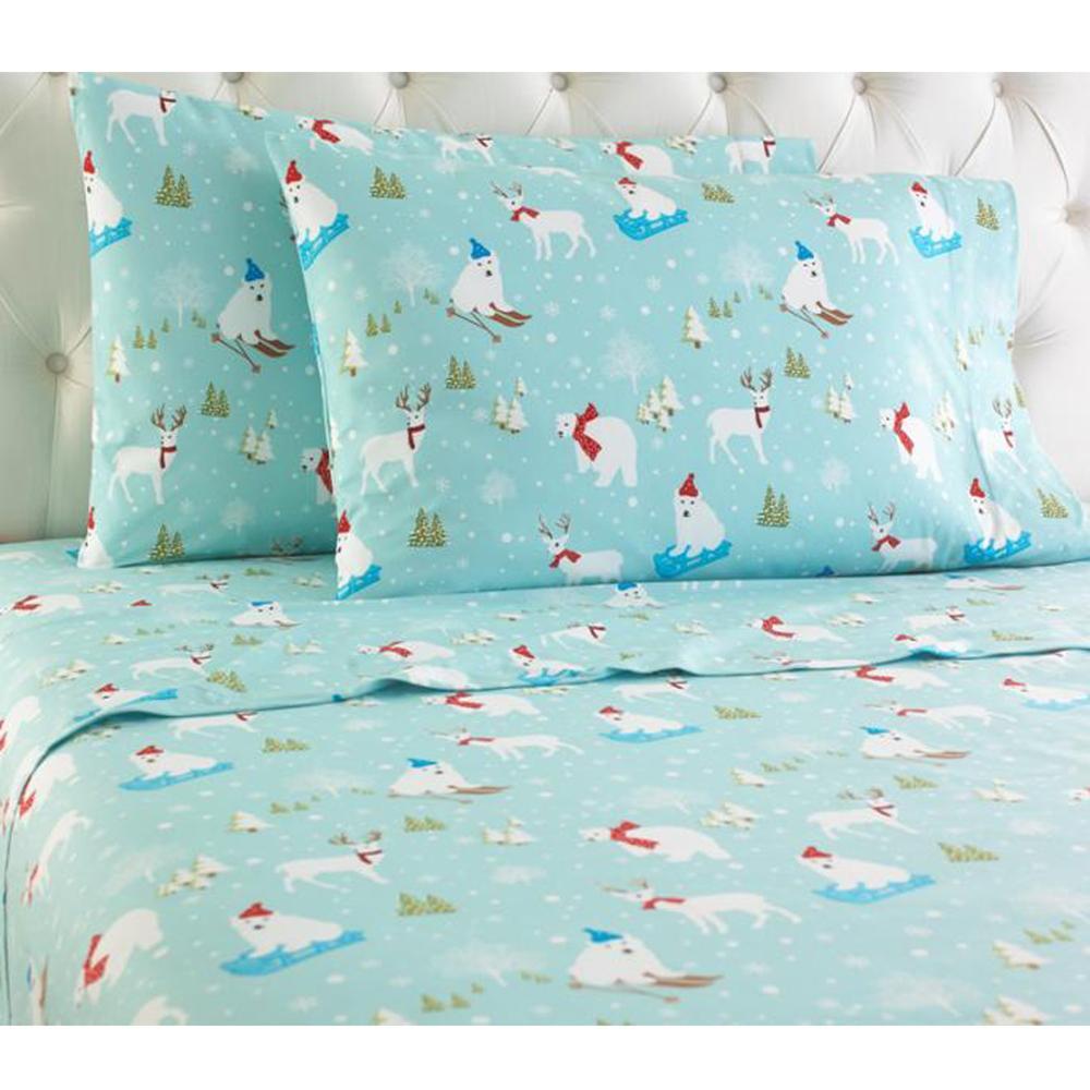 Micro Flannel Printed Sheet Set