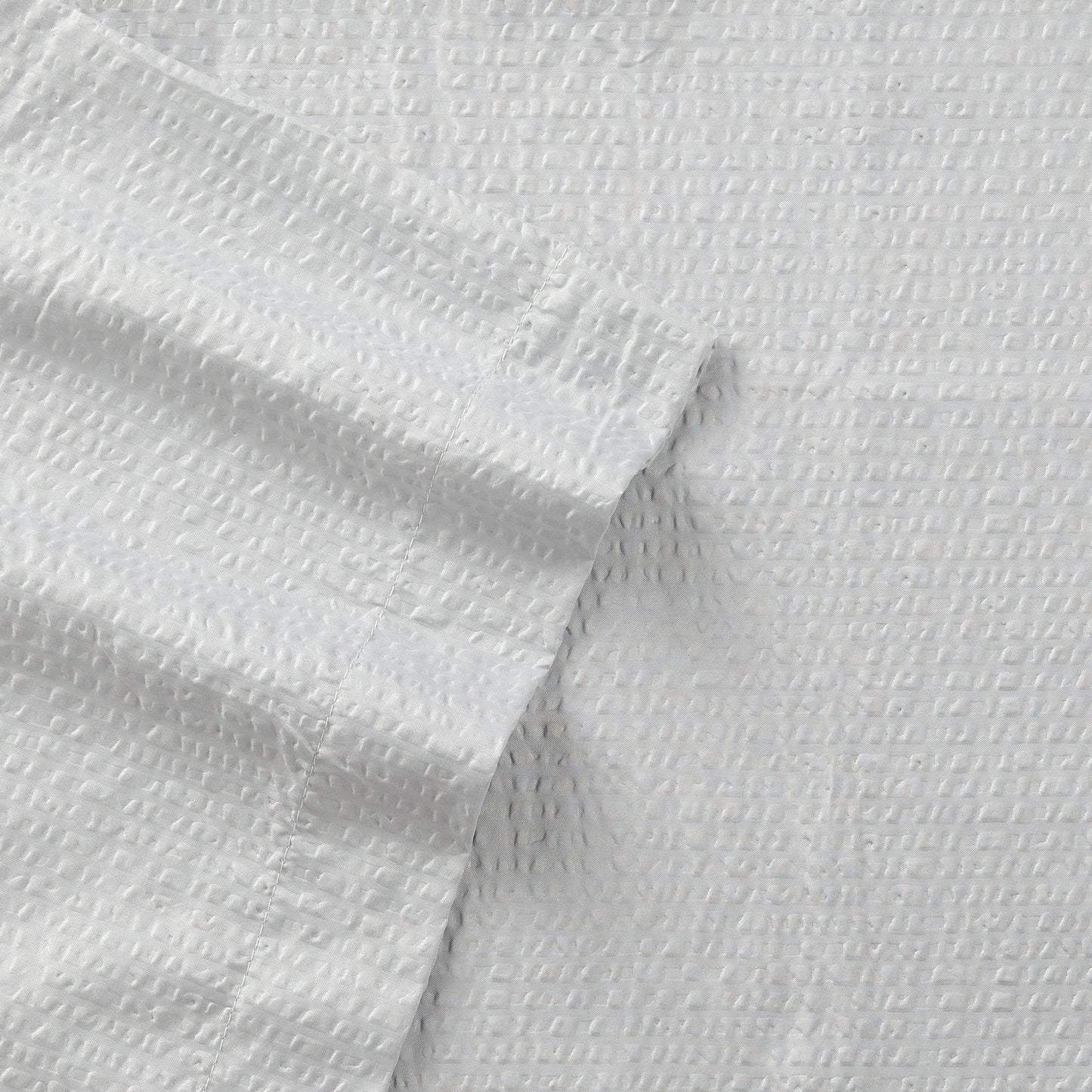 Seersucker Solid Floral Fashion Modern Sheet Set
