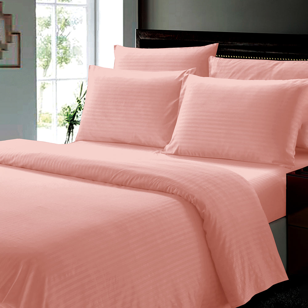 Luxurious Ultra Soft Moisture Wicking Solid Color 6 Pieces Sheet Set Blush