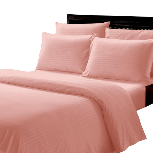 Luxurious Ultra Soft Moisture Wicking Solid Color 6 Pieces Sheet Set Blush