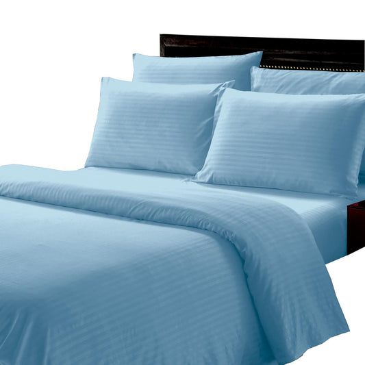 Luxurious Ultra Soft Moisture Wicking Solid Color 6 Pieces Sheet Set Blue