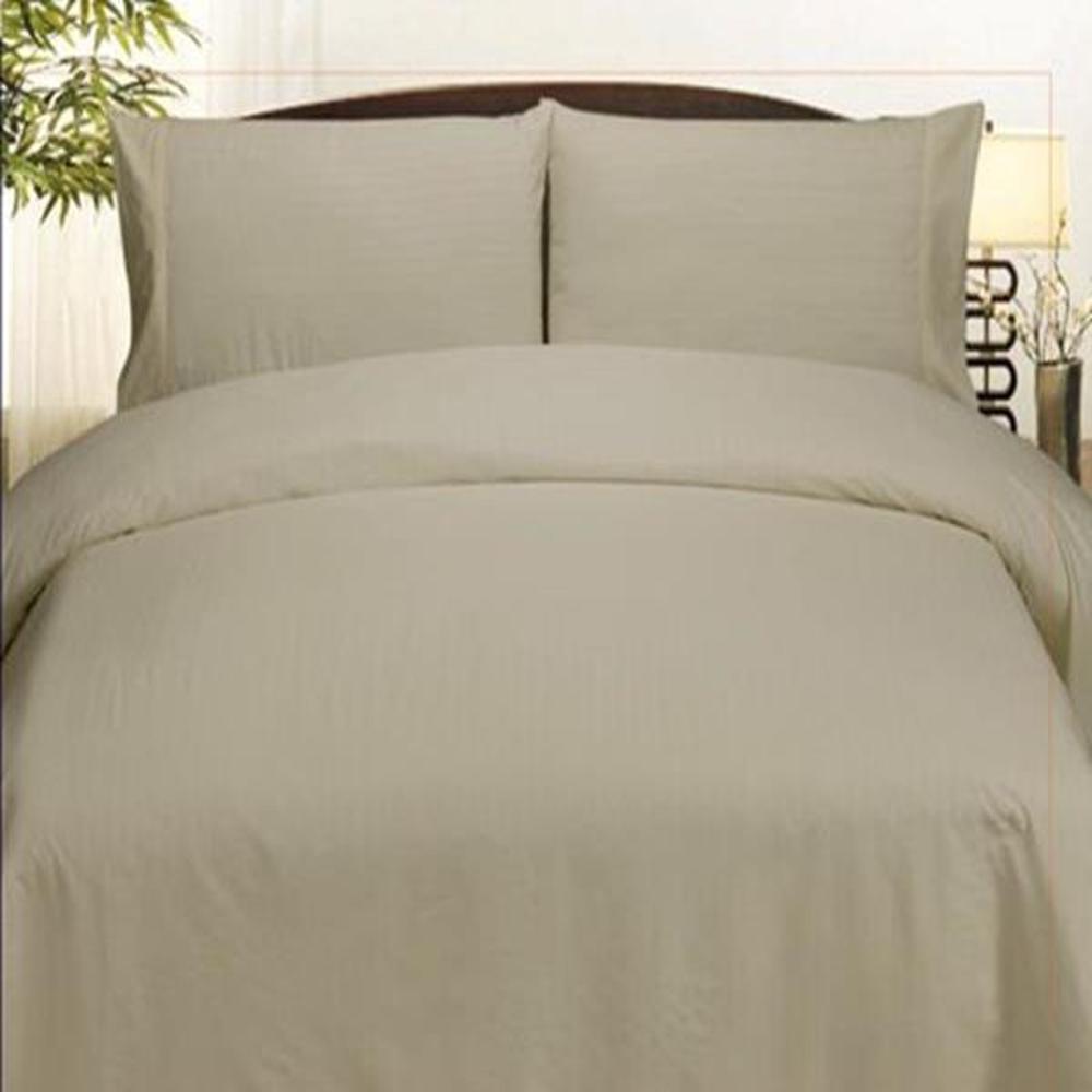 Embossed Dobby Stripe 90GSM Red Microfiber Sheet Set