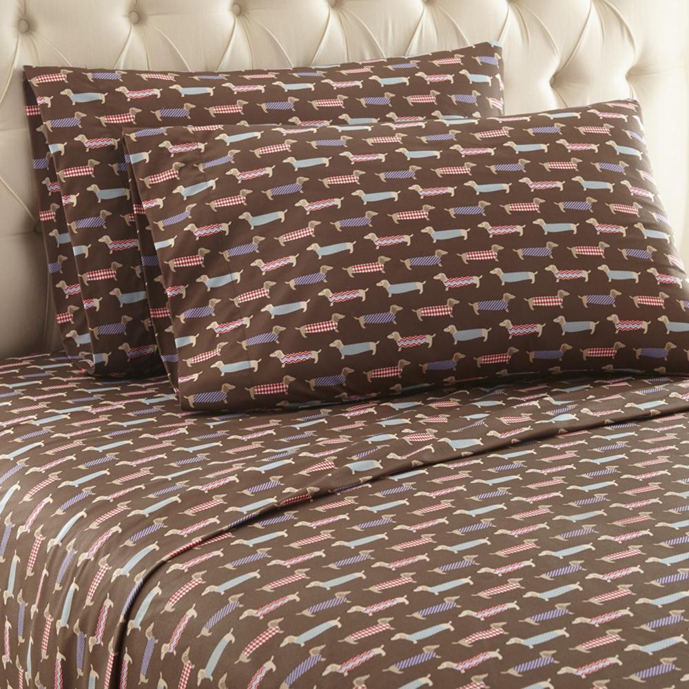 Micro Flannel Printed Sheet Set